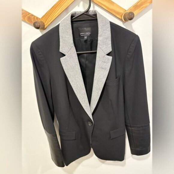 Judith and Charles BLAZER - Leather/Wool/Cotton Blend - Picture 3 of 14